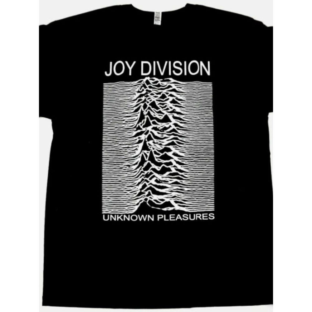 JOY DIVISION T-shirt UK Ian Curtis Post Punk Rock Adult Men's Tee Black New XXL